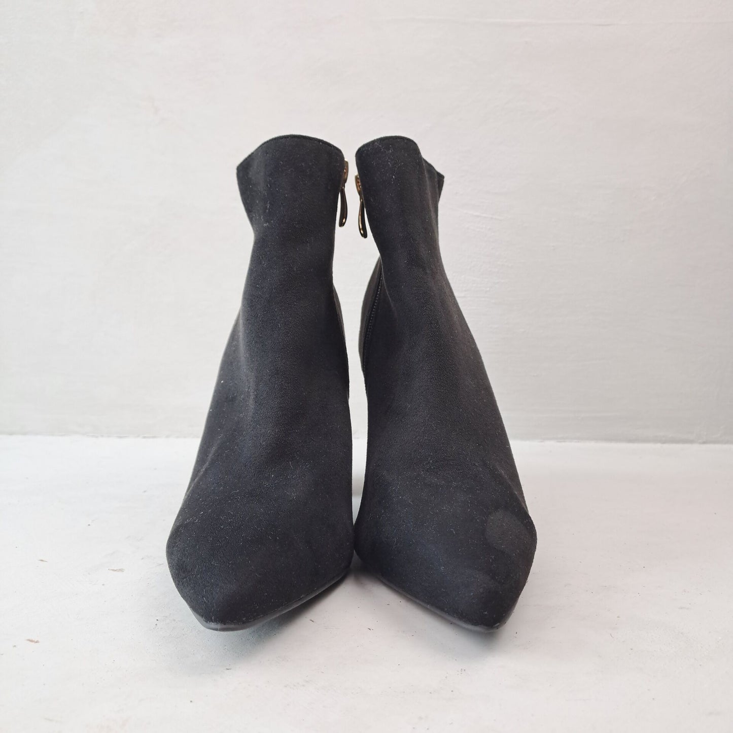 Lulus Womens Black Ankle Boots Size 38,5