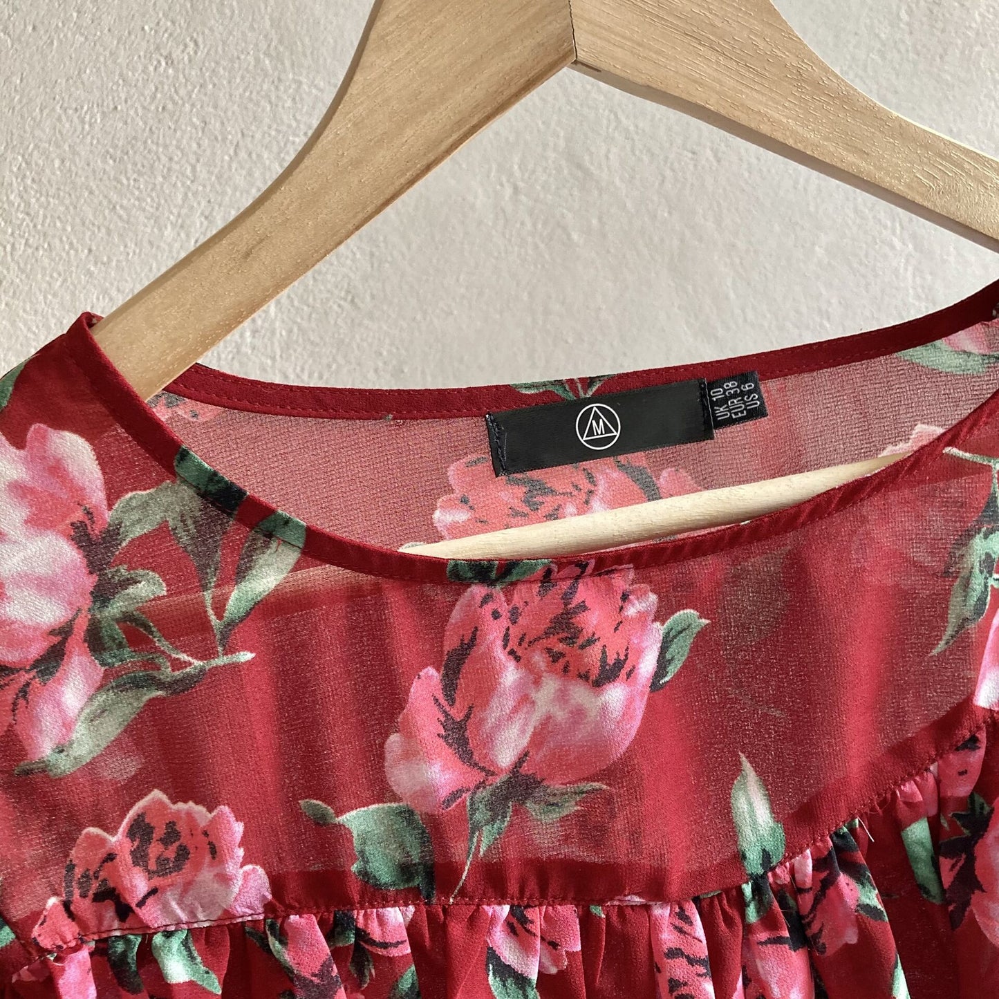 Missguided Womens Floral Blouse Size 38