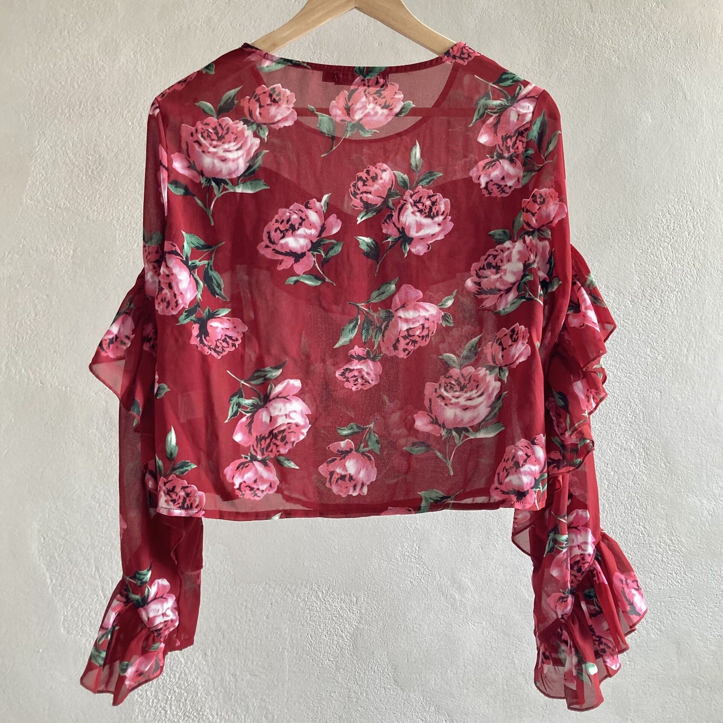 Missguided Womens Floral Blouse Size 38