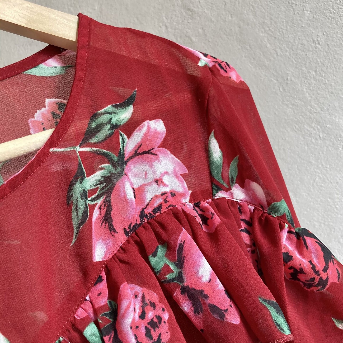 Missguided Womens Floral Blouse Size 38