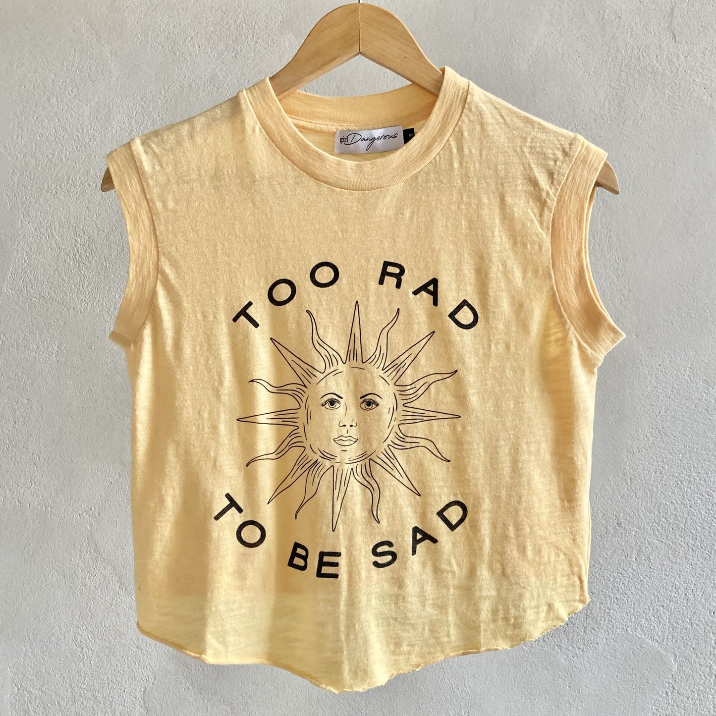 Girl Dangerous Womens Cropped T-Shirt Size S