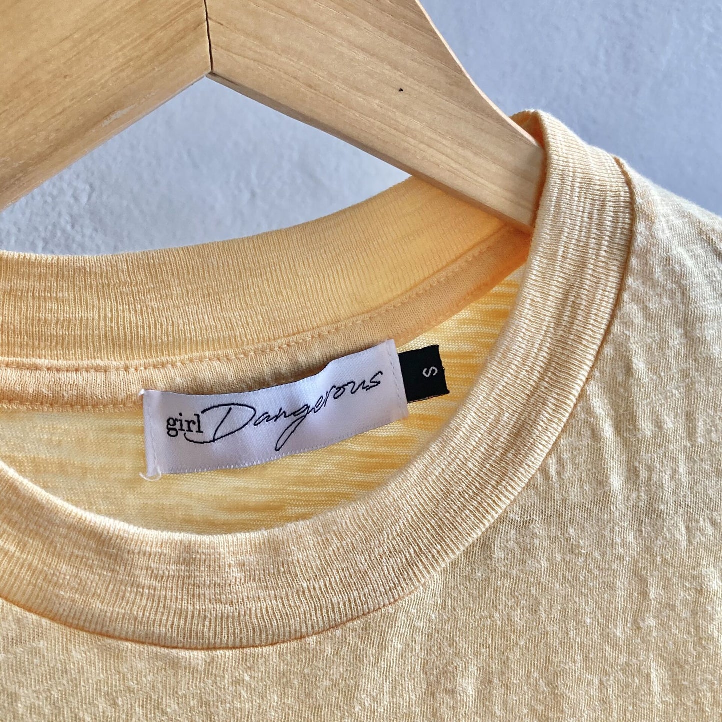 Girl Dangerous Womens Cropped T-Shirt Size S