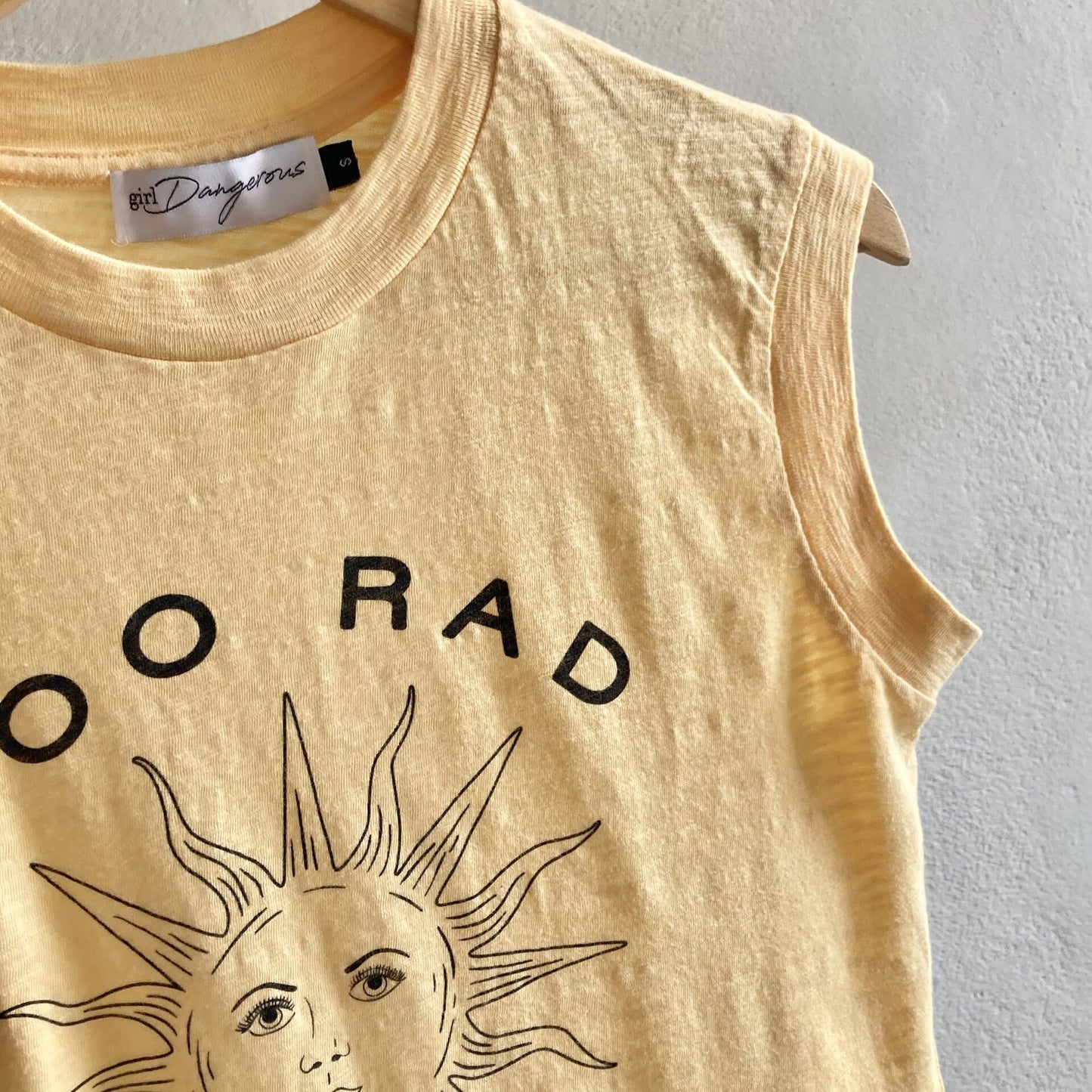 Girl Dangerous Womens Cropped T-Shirt Size S