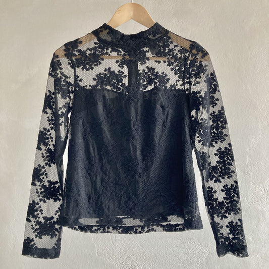 Lindex Womens Lace Top Size XS