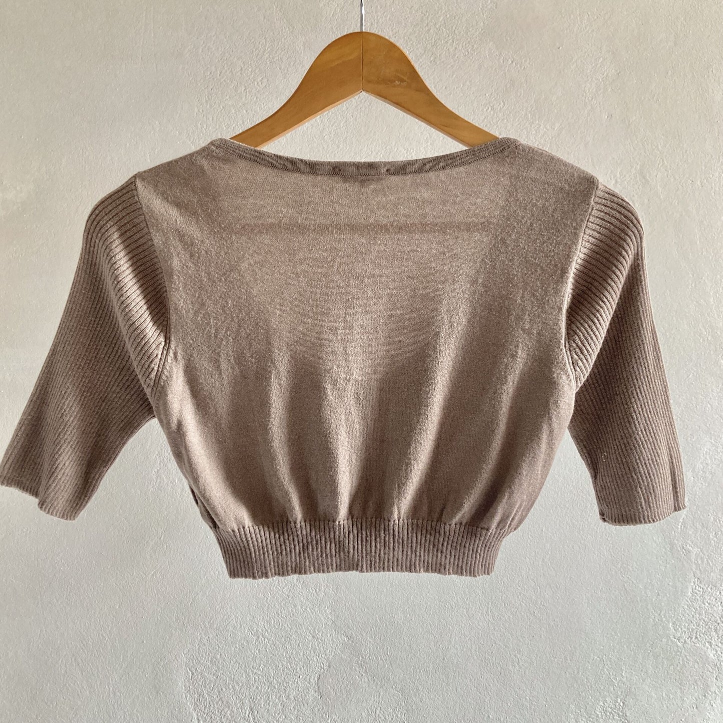 Noa Noa Womens Knitted Crop Top Size S