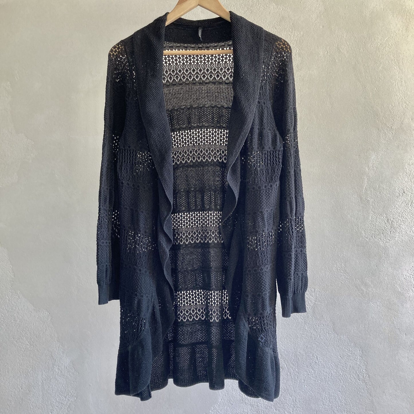 Free Quent Womens Open Cardigan Size L