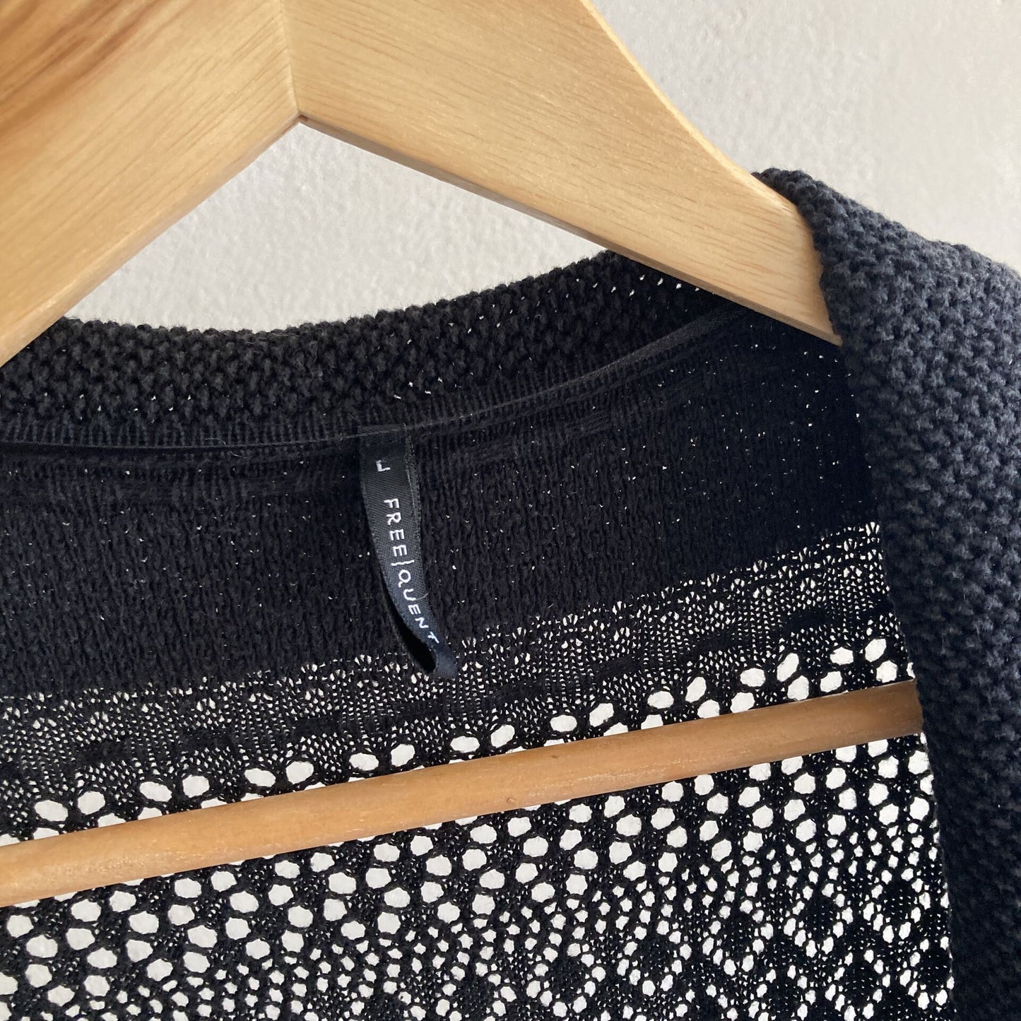 Free Quent Womens Open Cardigan Size L