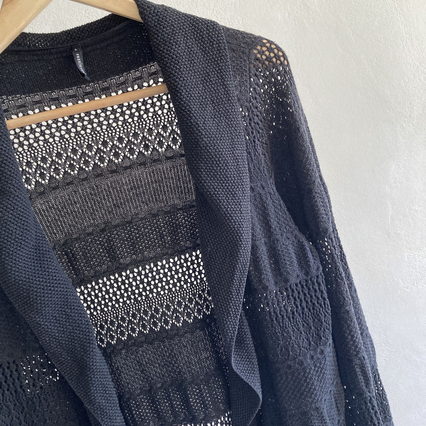 Free Quent Womens Open Cardigan Size L