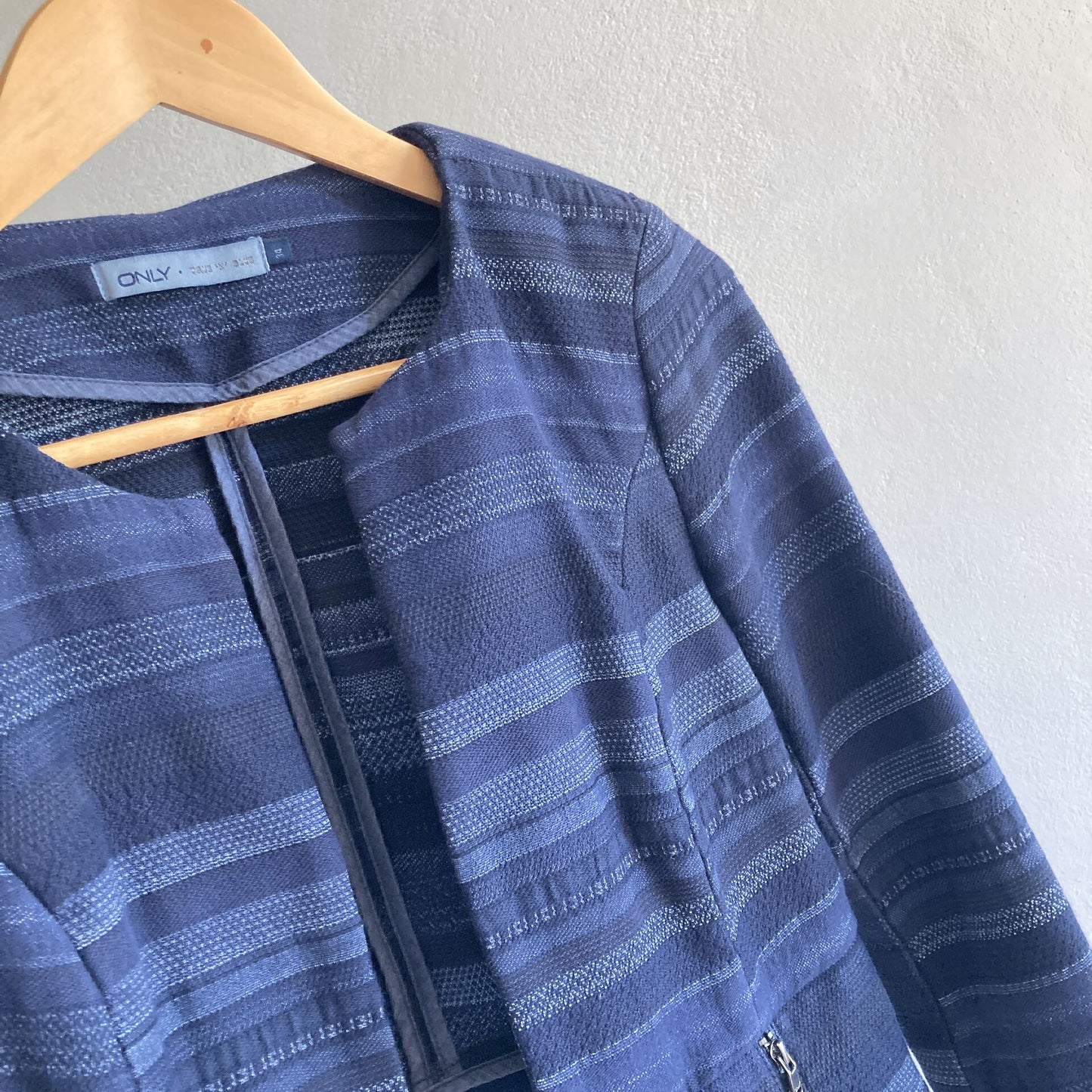 Only Womens Blue Blazer Size 34