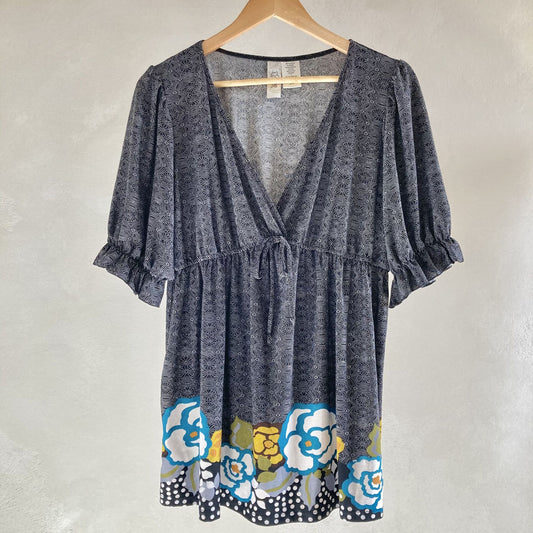 Womens Floral Blouse Size 2XL