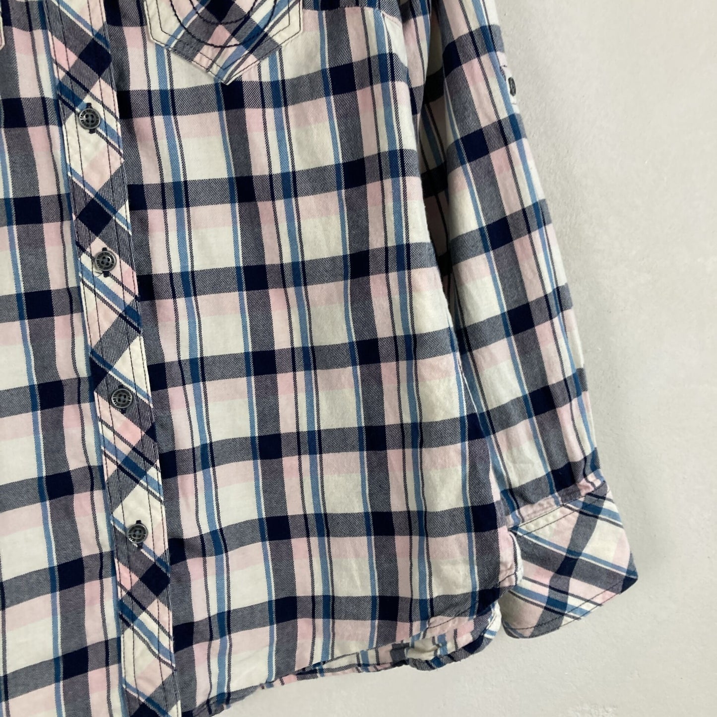 True Religion Womens Check Shirt Size M