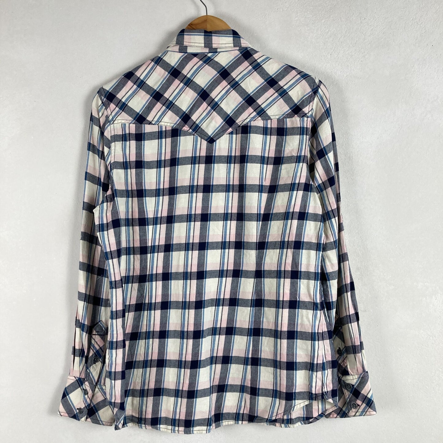 True Religion Womens Check Shirt Size L