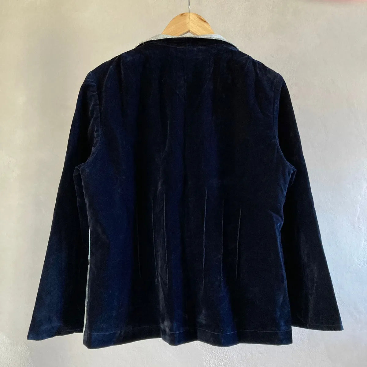Ladies Velvet Denim Jacket, Blazer Size 40