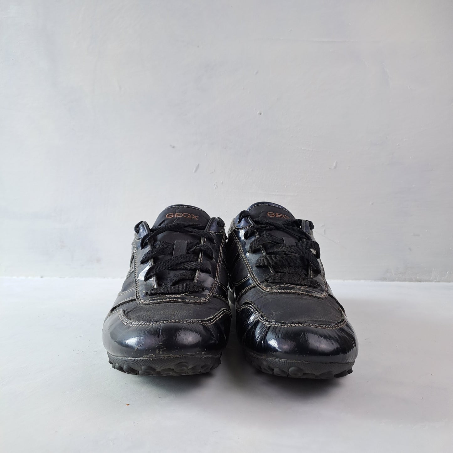 Womens Geox Black Trainers Size 38