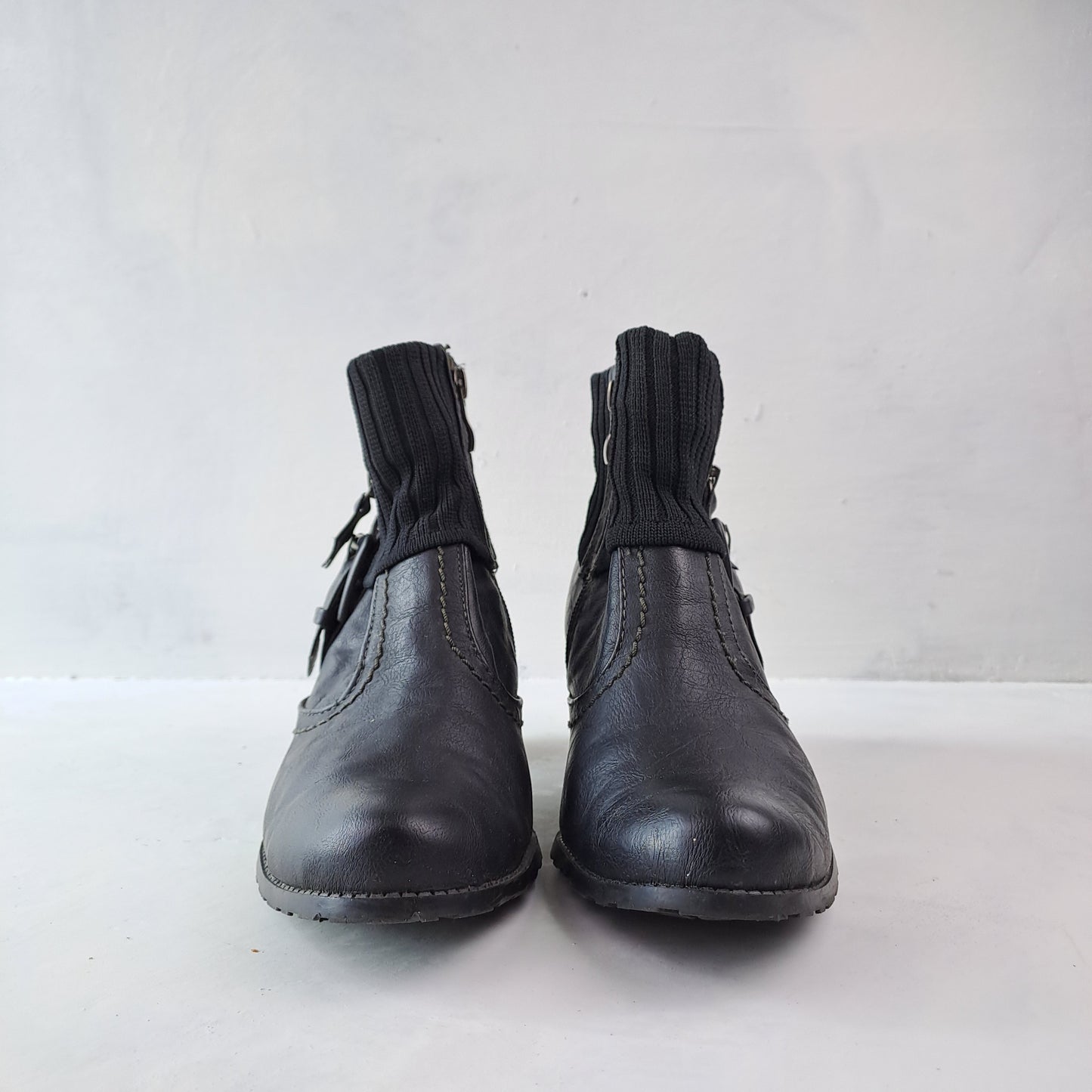 Marco Tozzi Ladies Black Ankle Boots Size 38