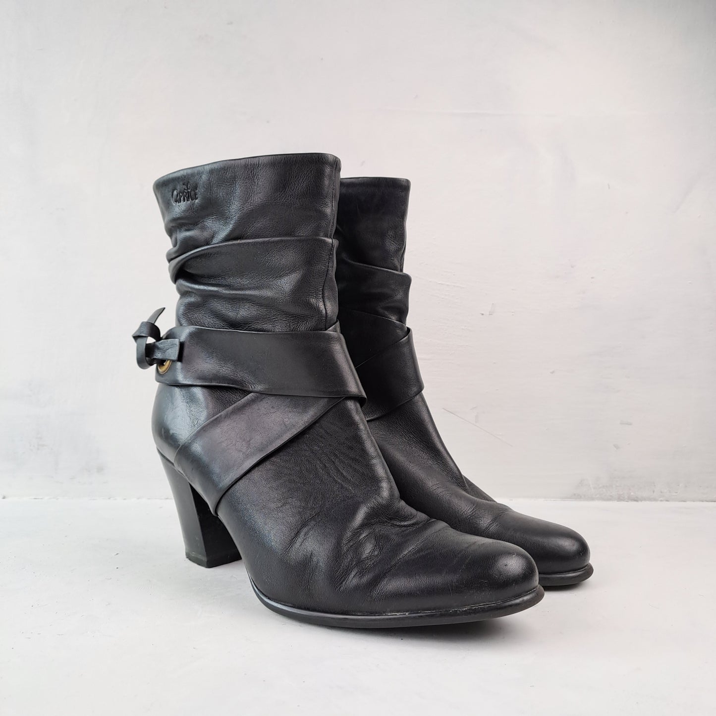 Caprice Ladies Black Boots Size 36