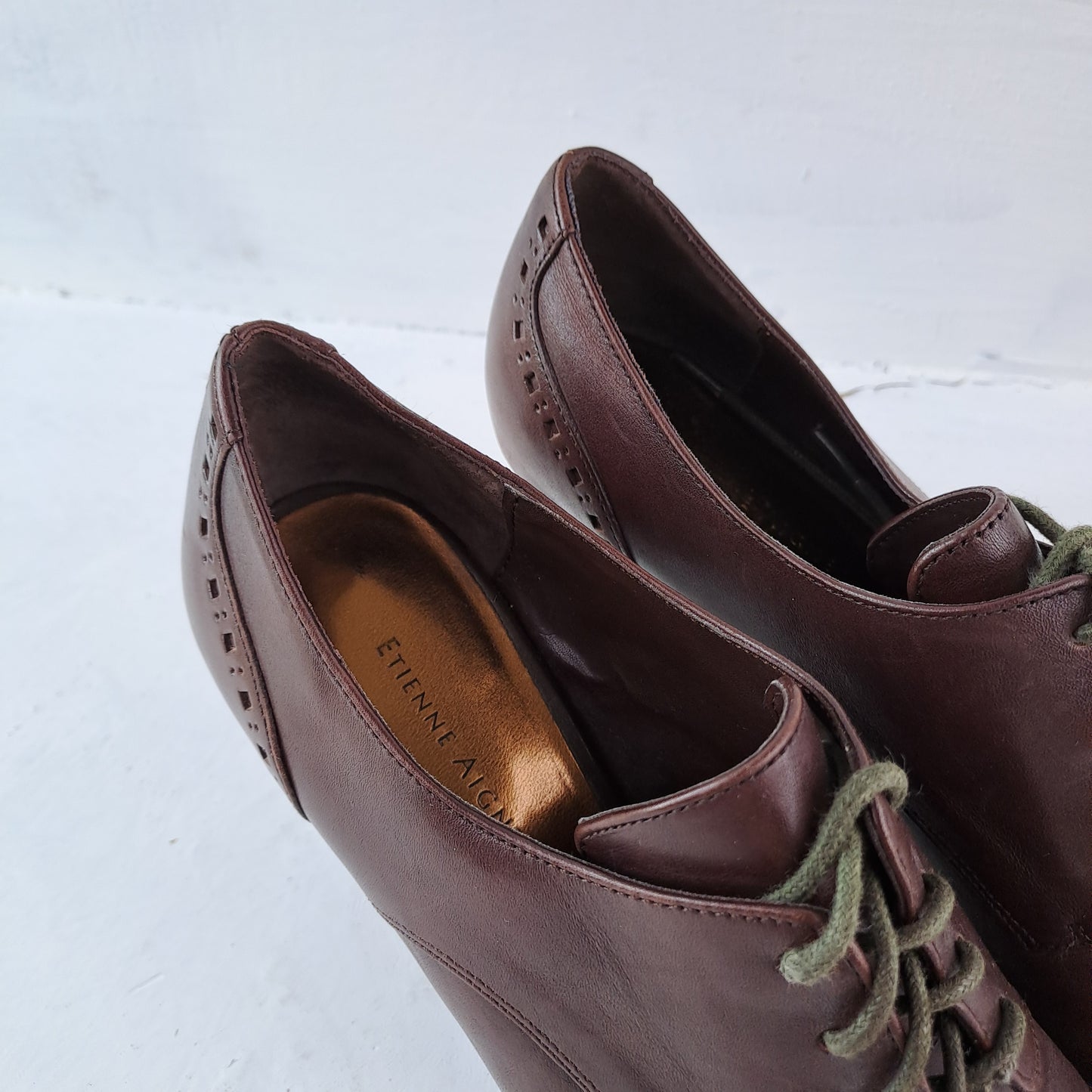 Etienne Aigner Womens Brown Shoes Size 37