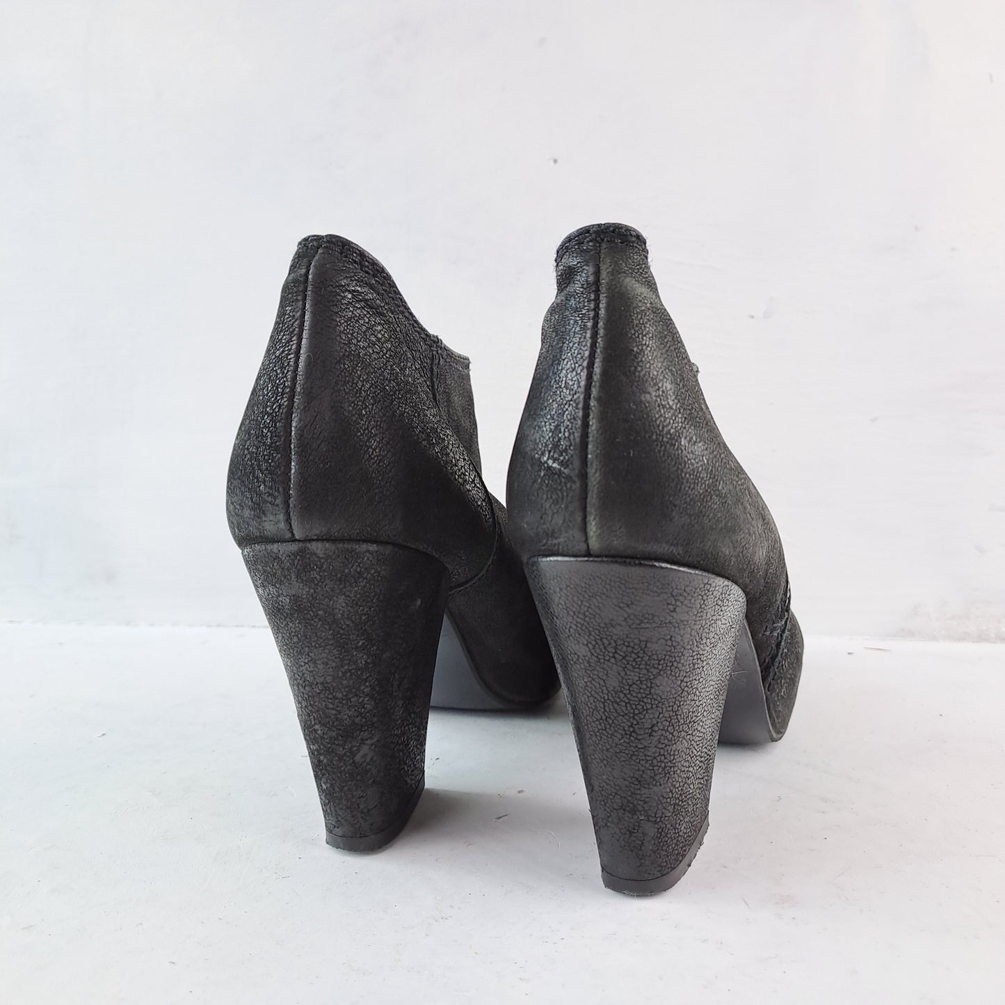 Billi Bi Womens Black Ankle Boots Size 37