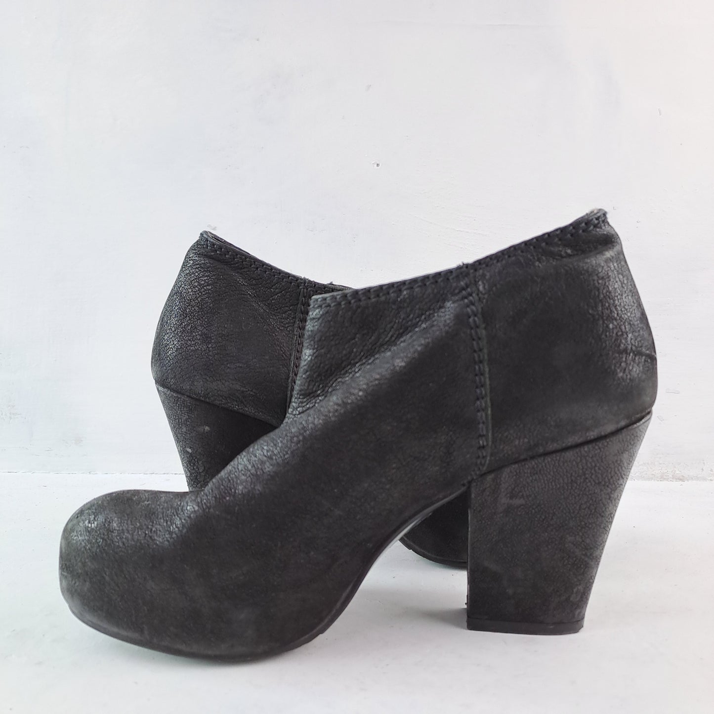 Billi Bi Womens Black Ankle Boots Size 37