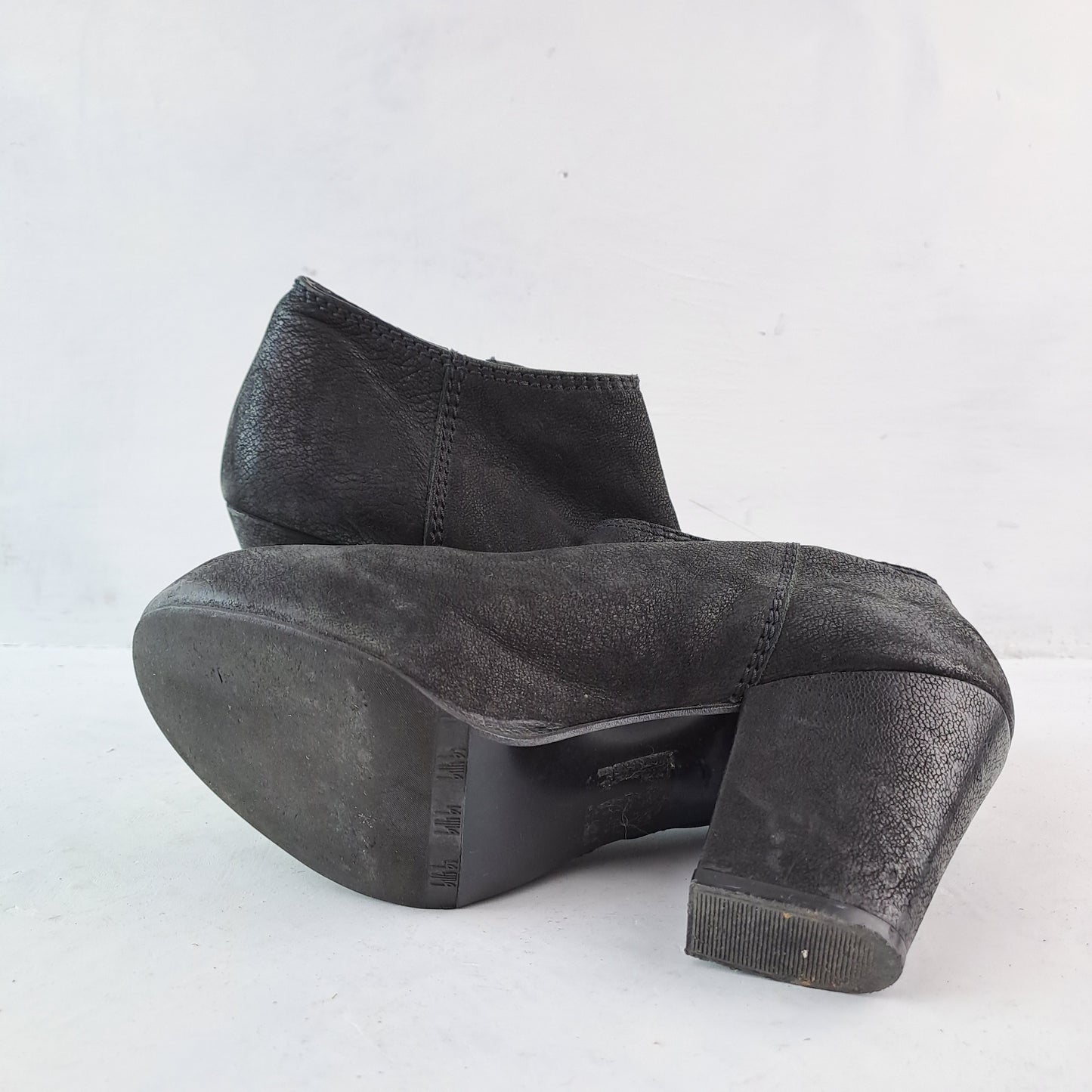 Billi Bi Womens Black Ankle Boots Size 37