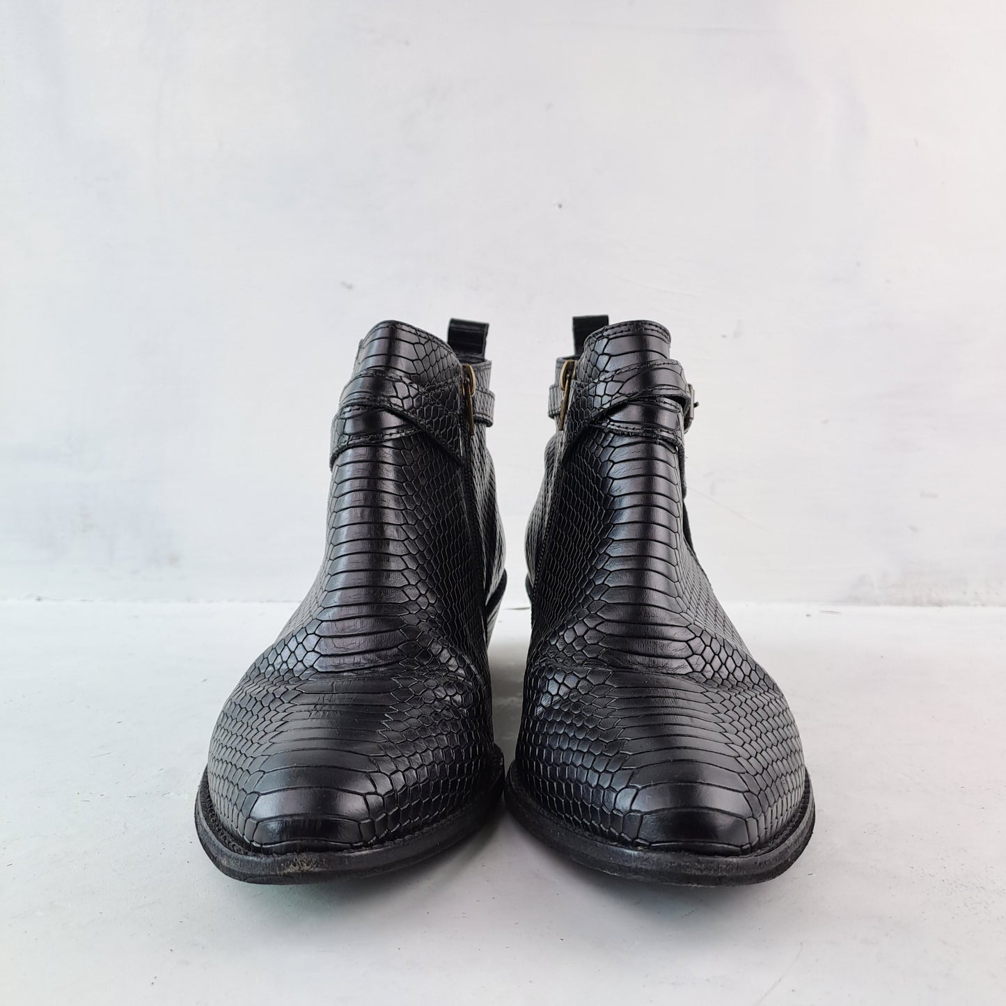 Pasqualini Womens Black Ankle Boots Size 37