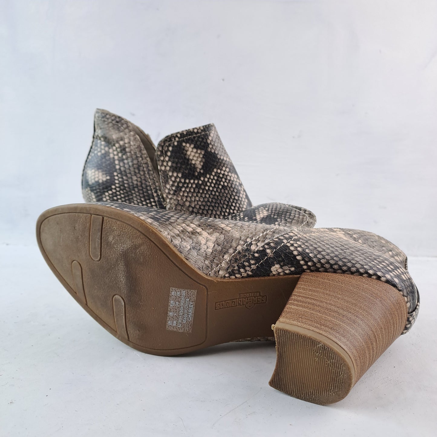 Fergalicious By Fergie Womens Ankle Boots Size 39