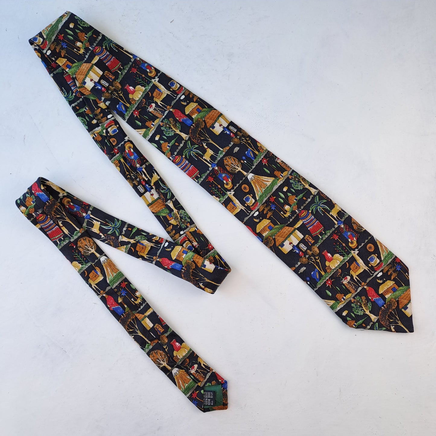 Meeste Siidine Lips Silk Tie