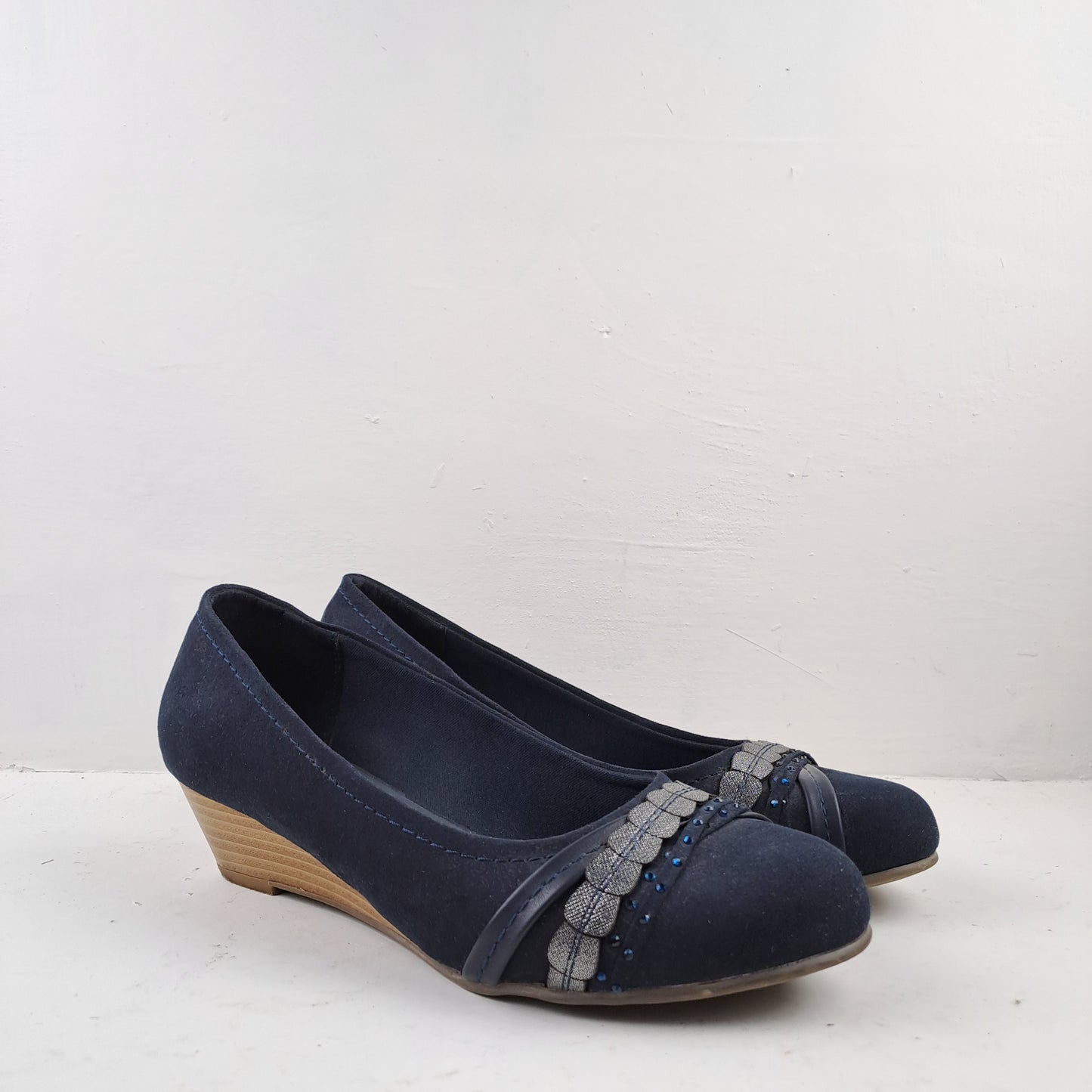 Graceland Womens Navy Shoes Size 39