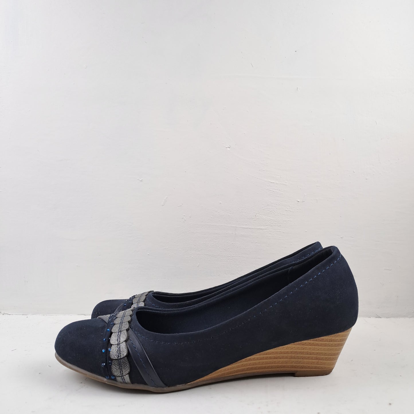 Graceland Womens Navy Shoes Size 39