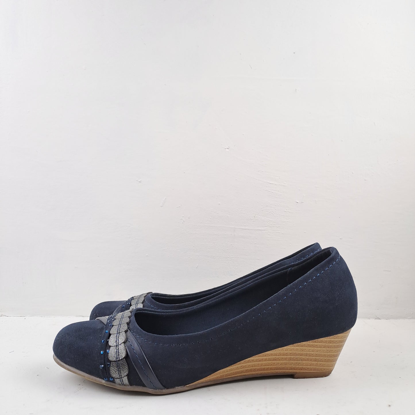 Graceland Womens Navy Shoes Size 39