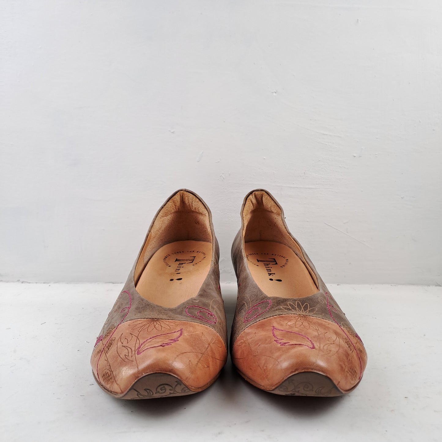 Think Ladies Brown Shoes Size 39.5