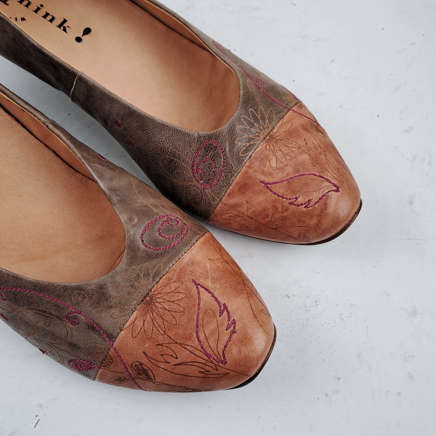 Think Ladies Brown Shoes Size 39.5