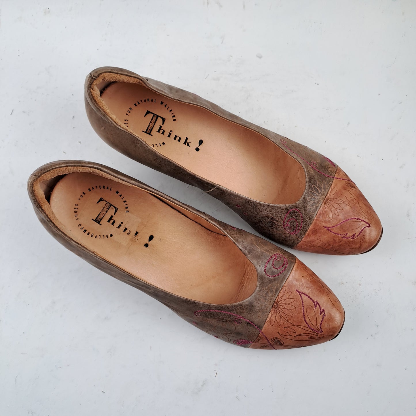 Think Ladies Brown Shoes Size 39.5