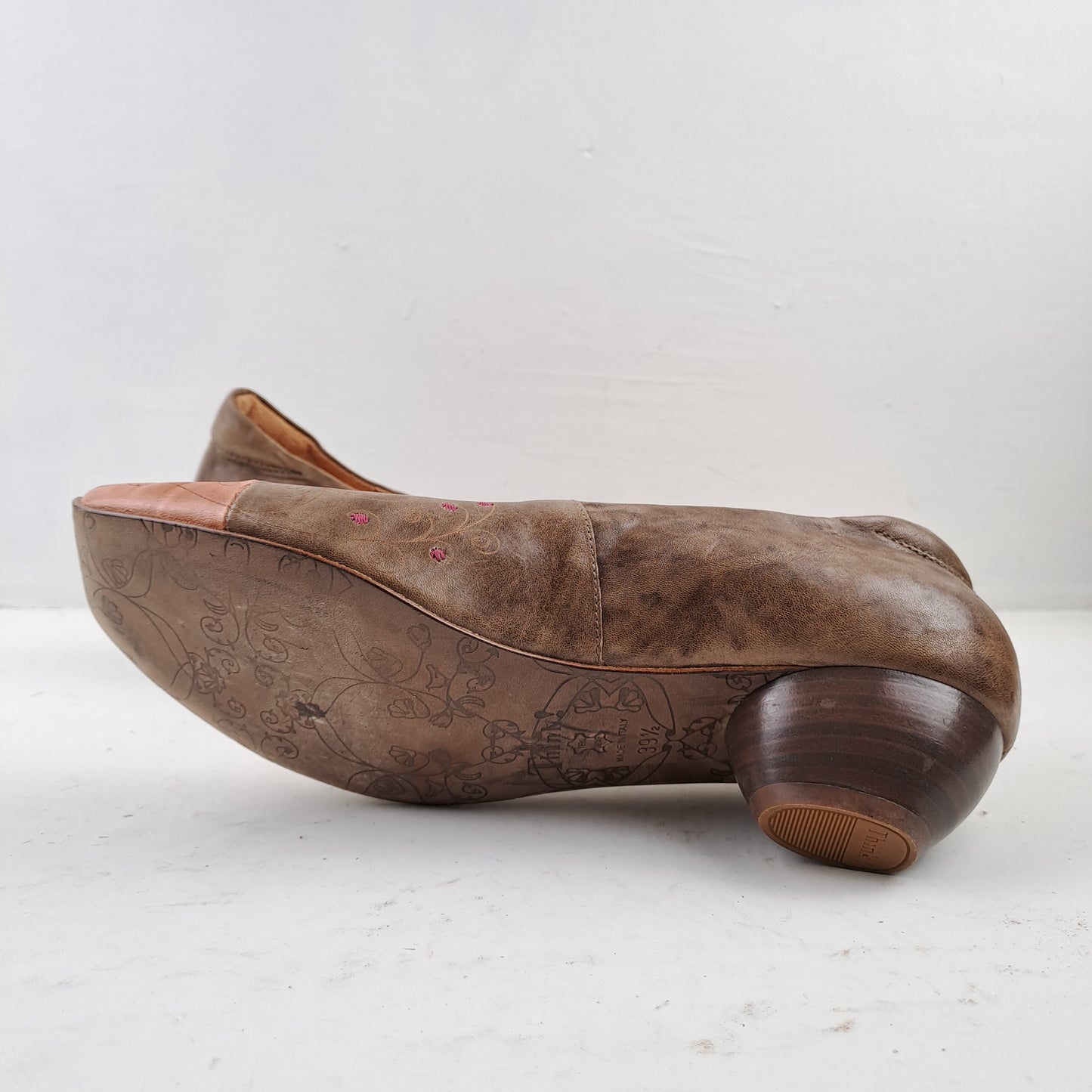 Think Ladies Brown Shoes Size 39.5