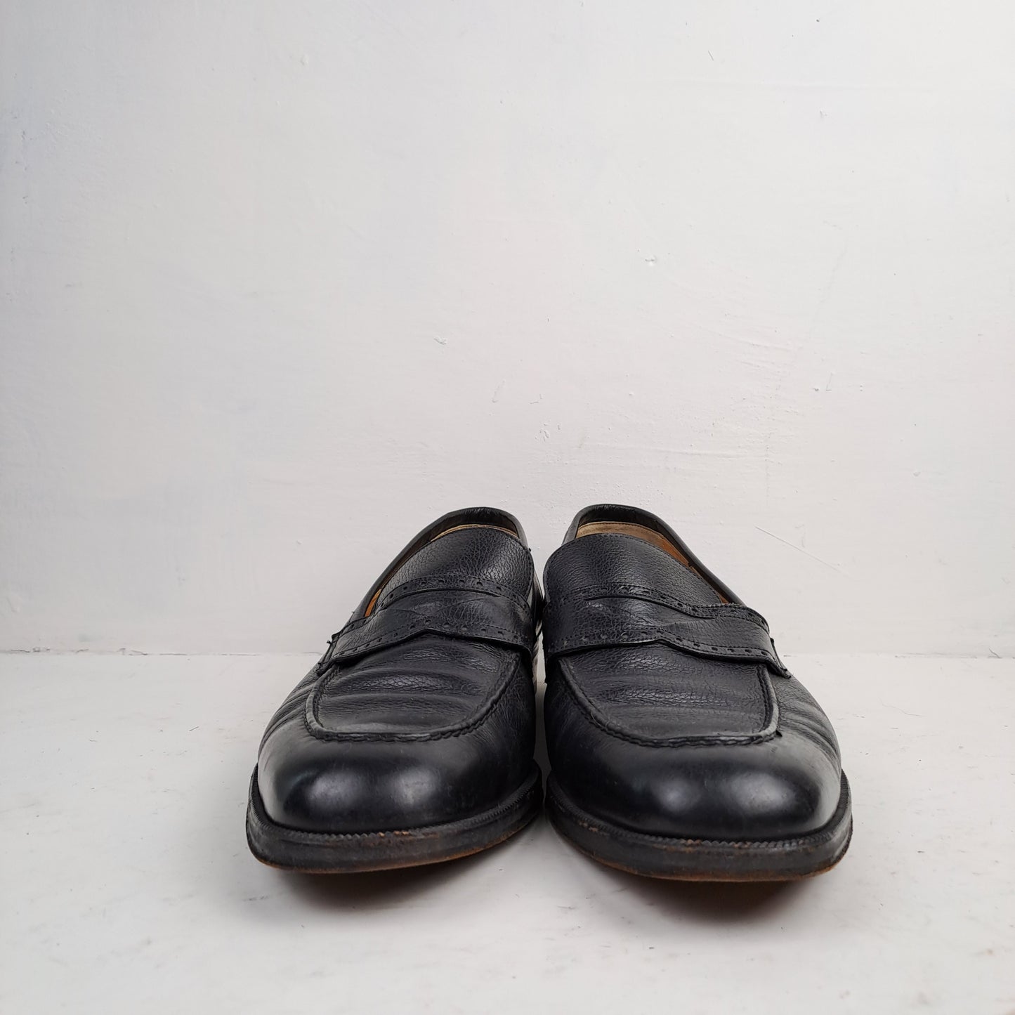 Melluso Mens Black Slip on Shoes Size 41