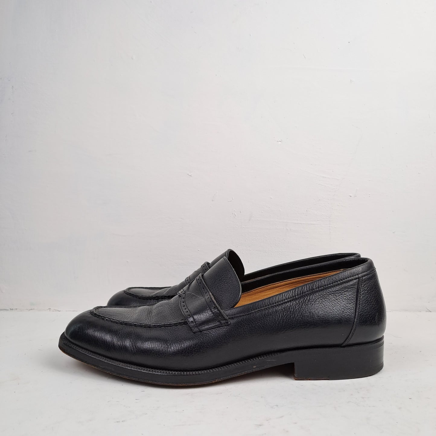 Melluso Mens Black Slip on Shoes Size 41