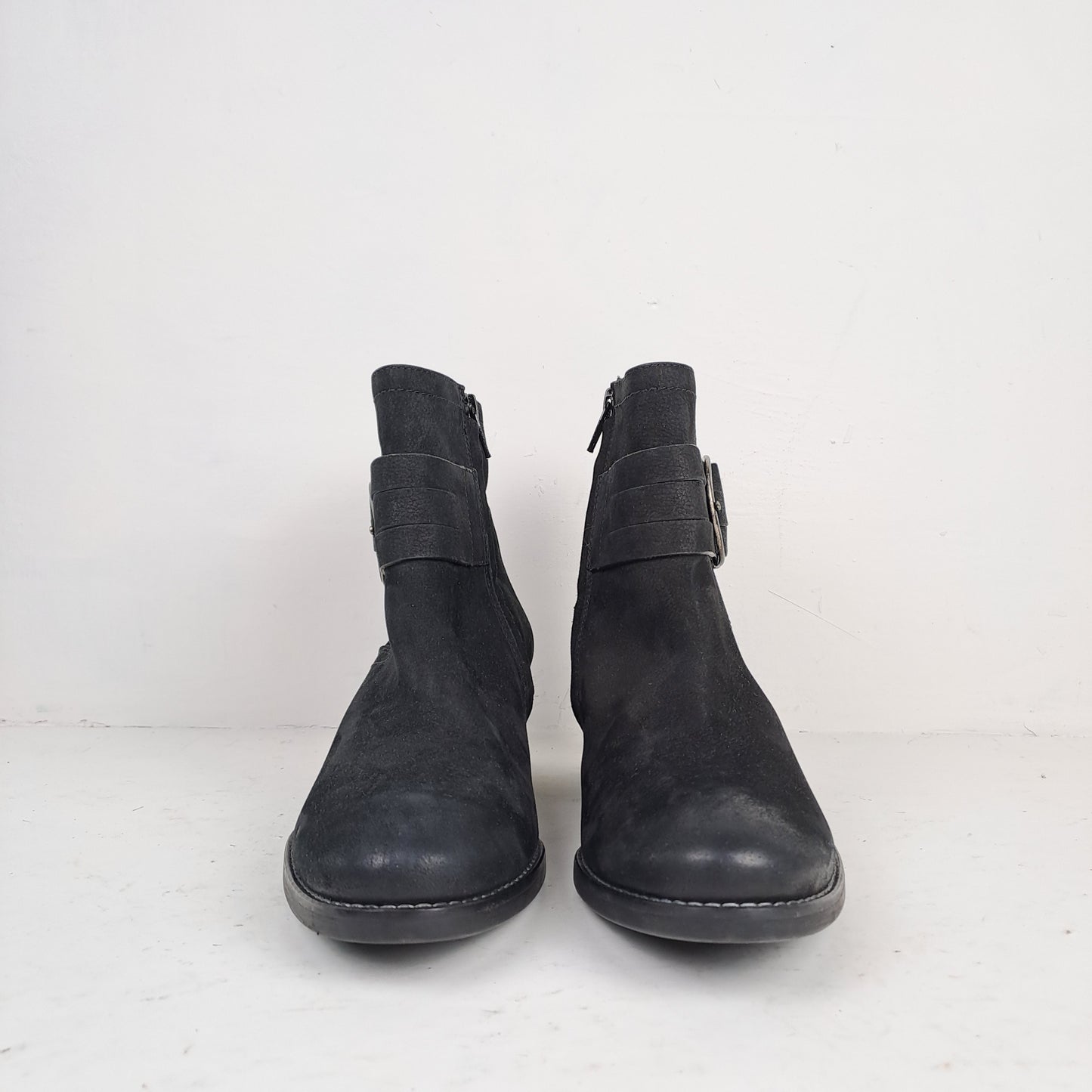 Ladies Black Ankle Boots Size 36