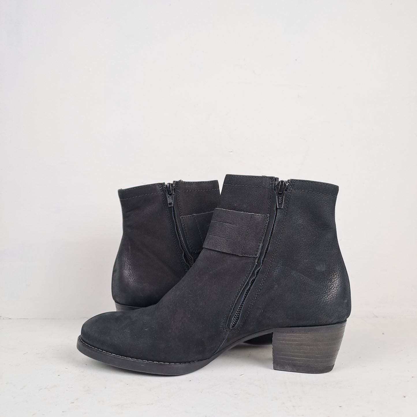 Ladies Black Ankle Boots Size 36