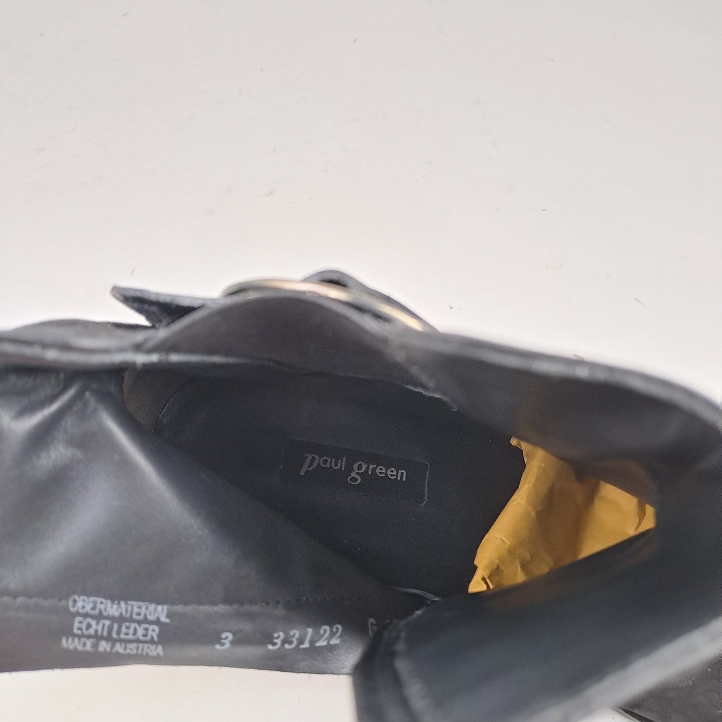 Ladies Black Ankle Boots Size 36