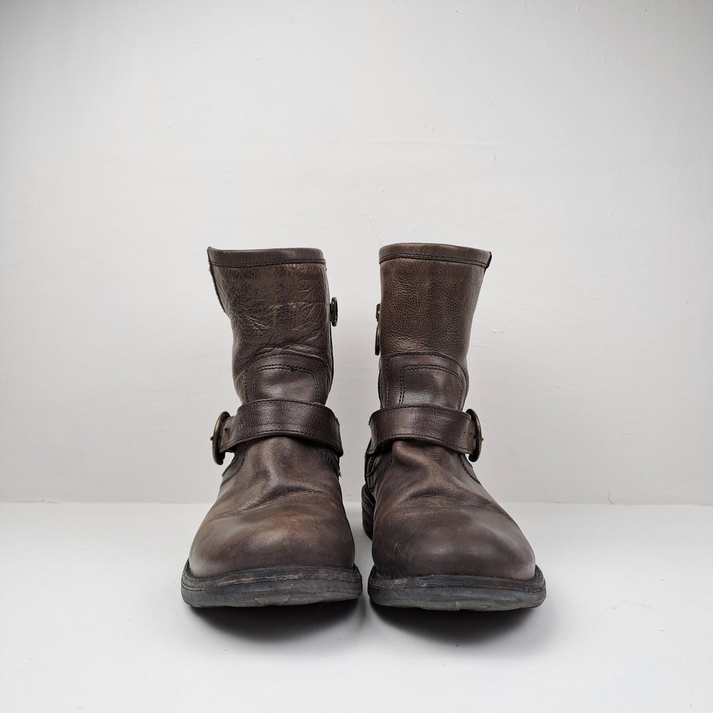 Fiorentini + Baker Womens Brown Biker Ankle Boots Size 36