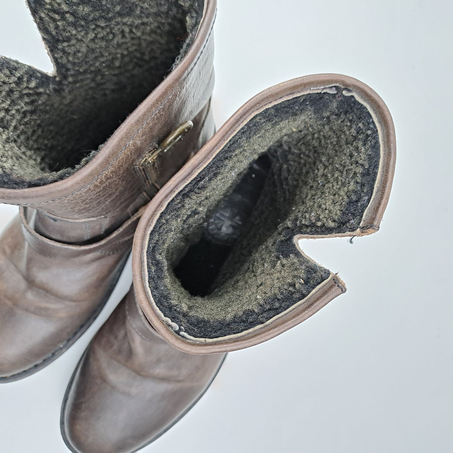 Fiorentini + Baker Womens Brown Biker Ankle Boots Size 36