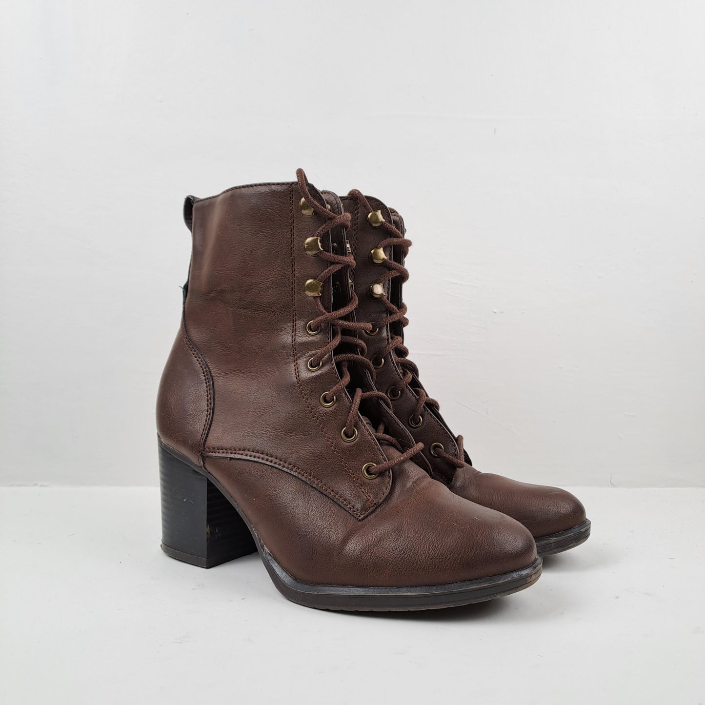 American Rag Womens Brown Ankle Boots Size 38