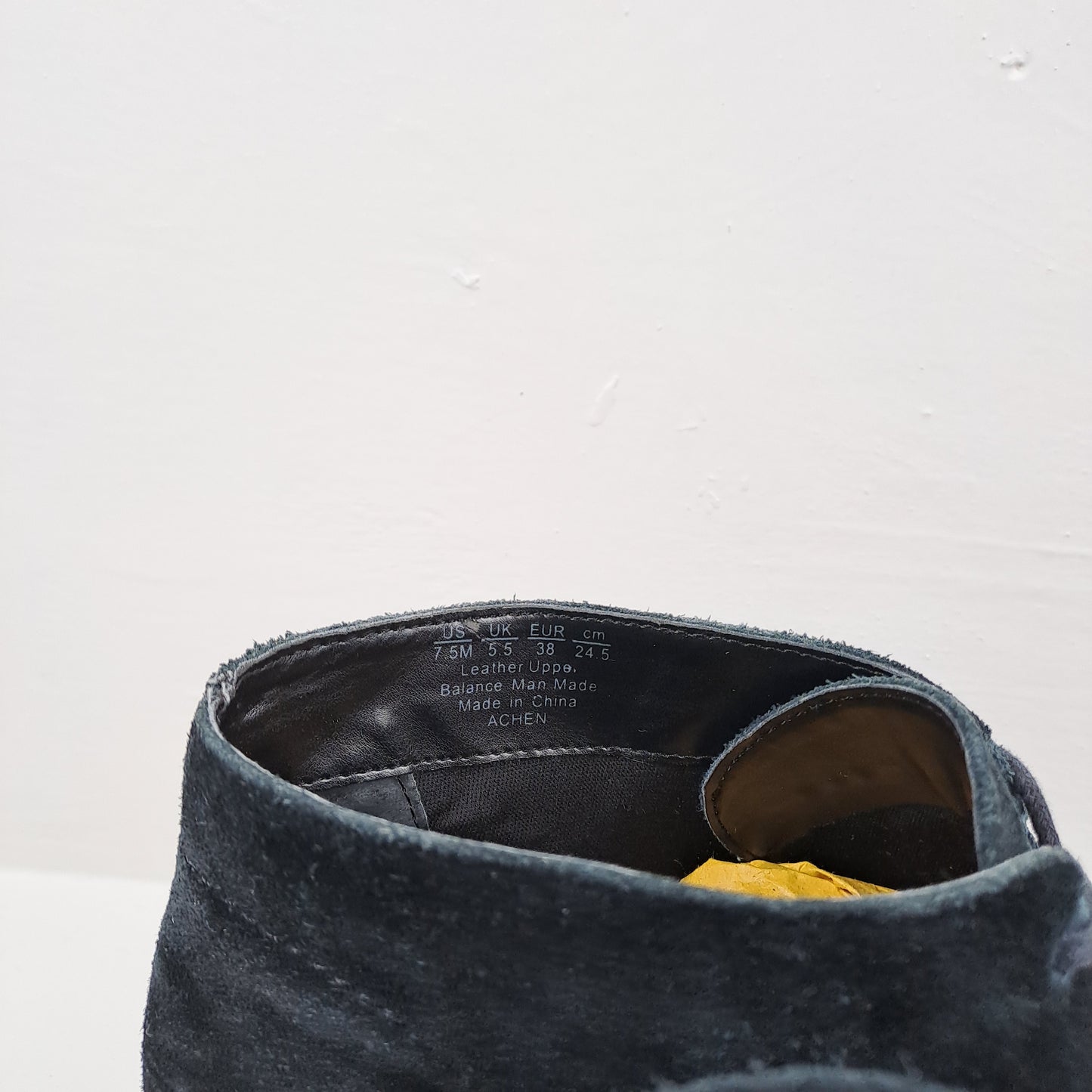 Franco Sarto Womens Black Wedge Heel  Ankle Boots Size 38