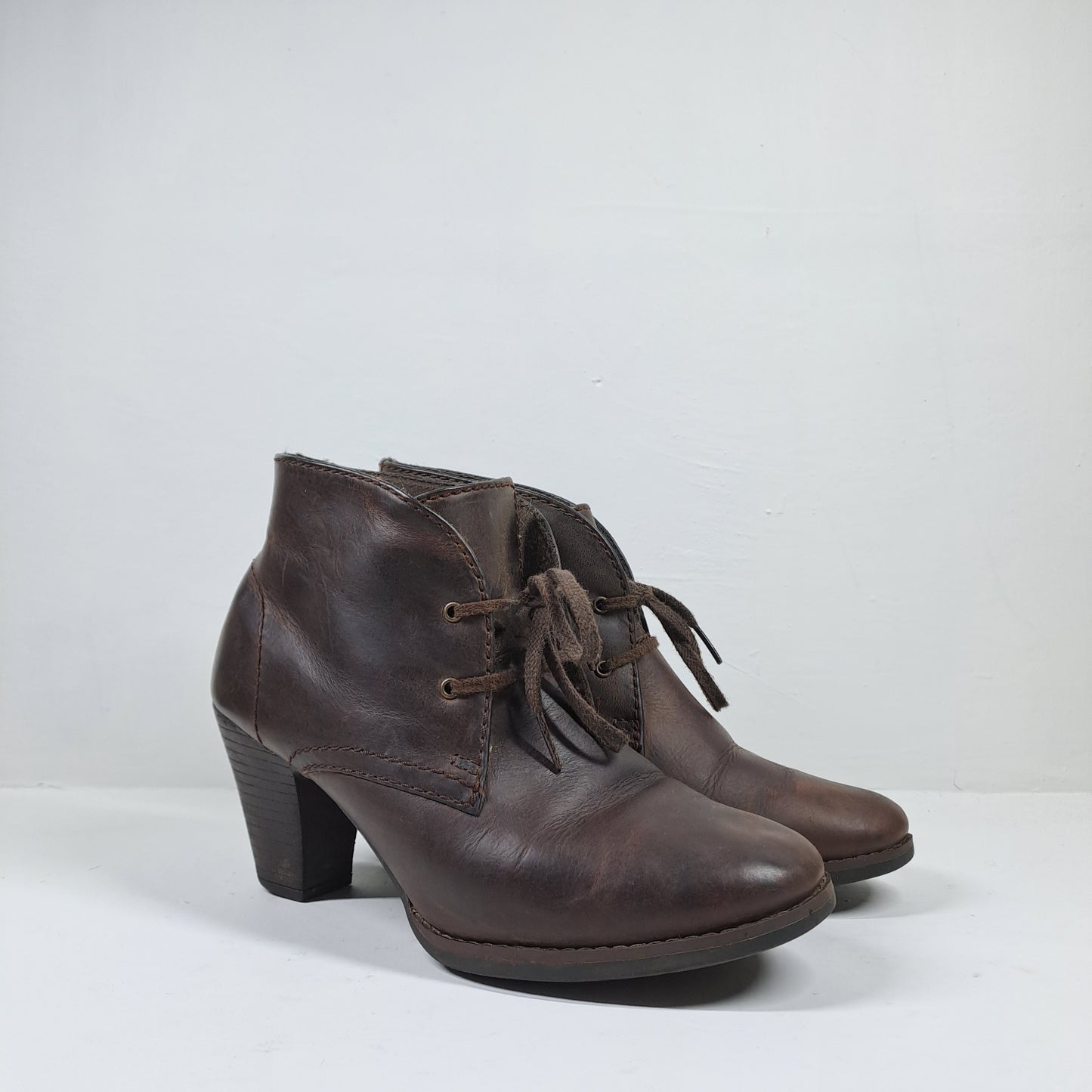 Clarks Womens Brown Ankle Boots Size 39
