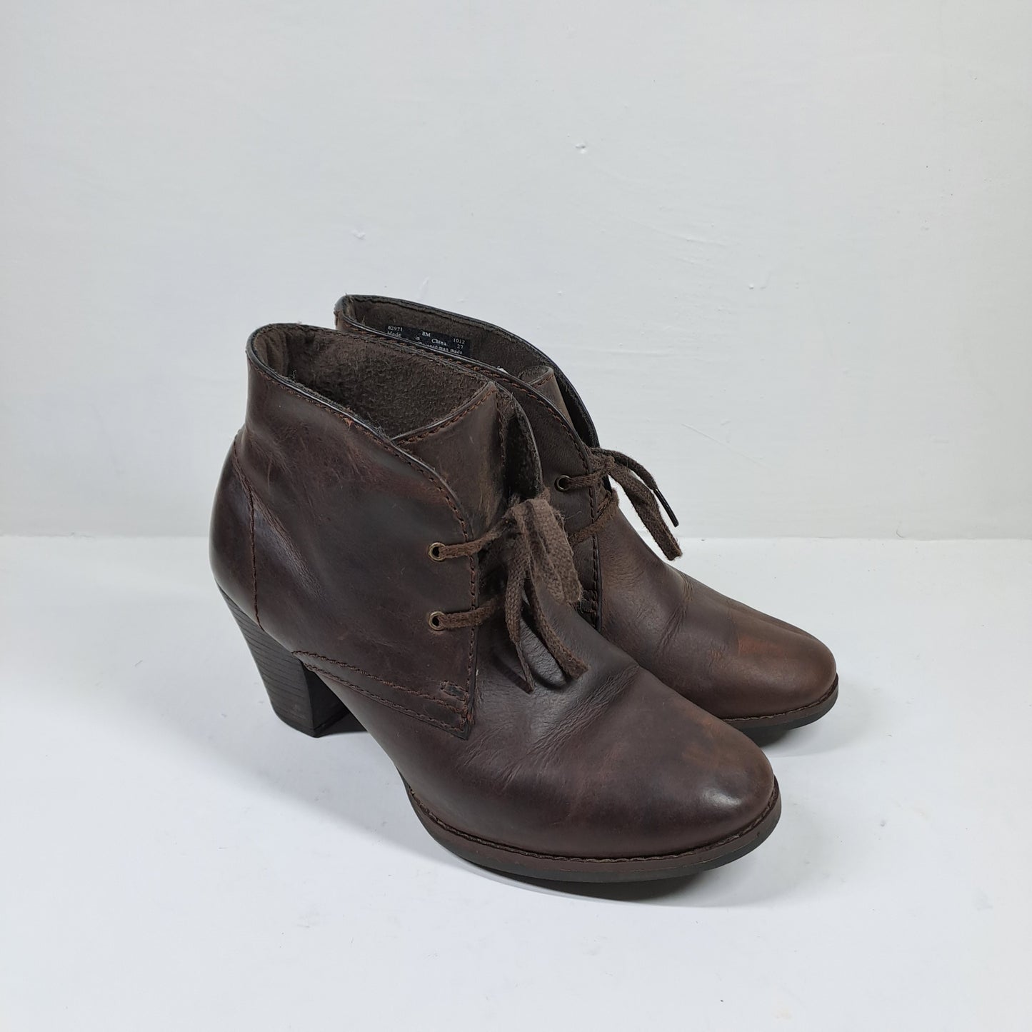 Clarks Womens Brown Ankle Boots Size 39