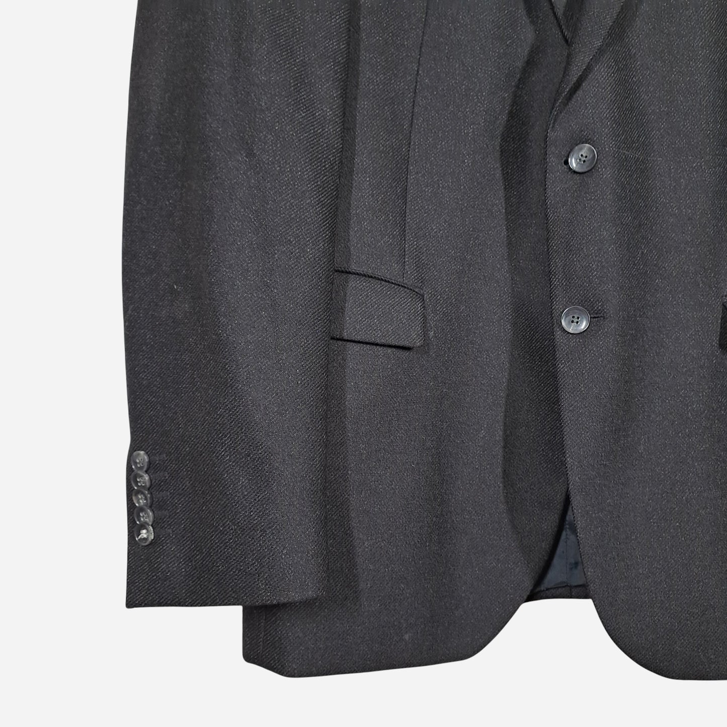 Strellson Mens Black Wool Blazer Size 50 / L