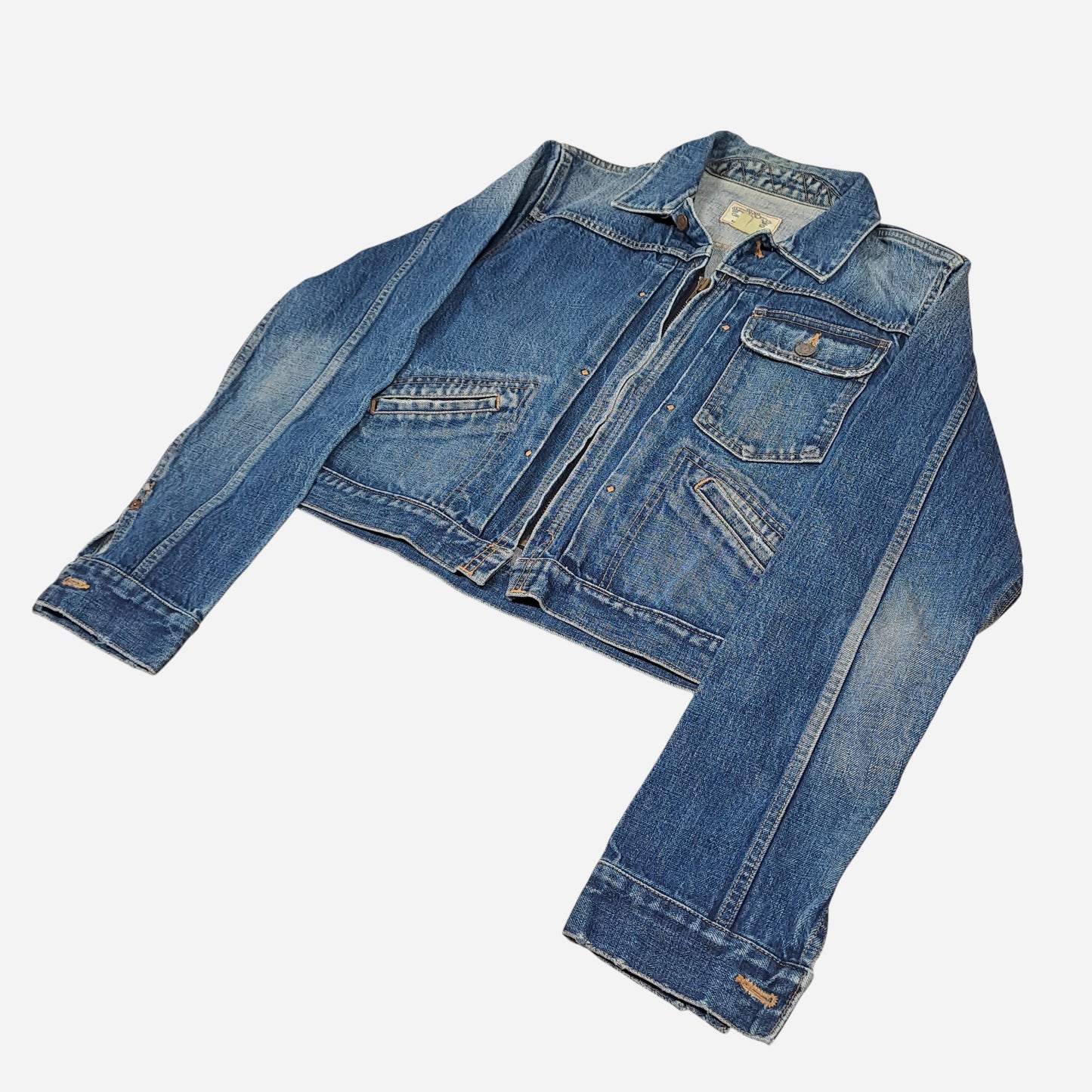 Ralph Lauren Double RL Naiste Vintage Teksatagi Suurus M