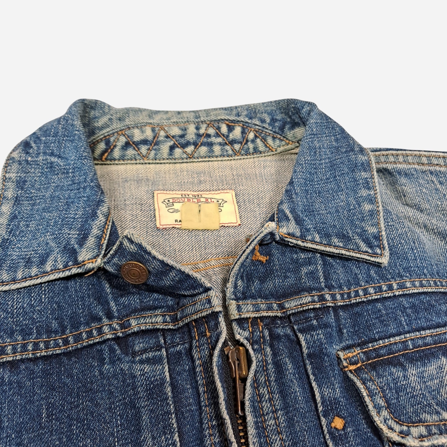 Ralph Lauren Double RL Naiste Vintage Teksatagi Suurus M