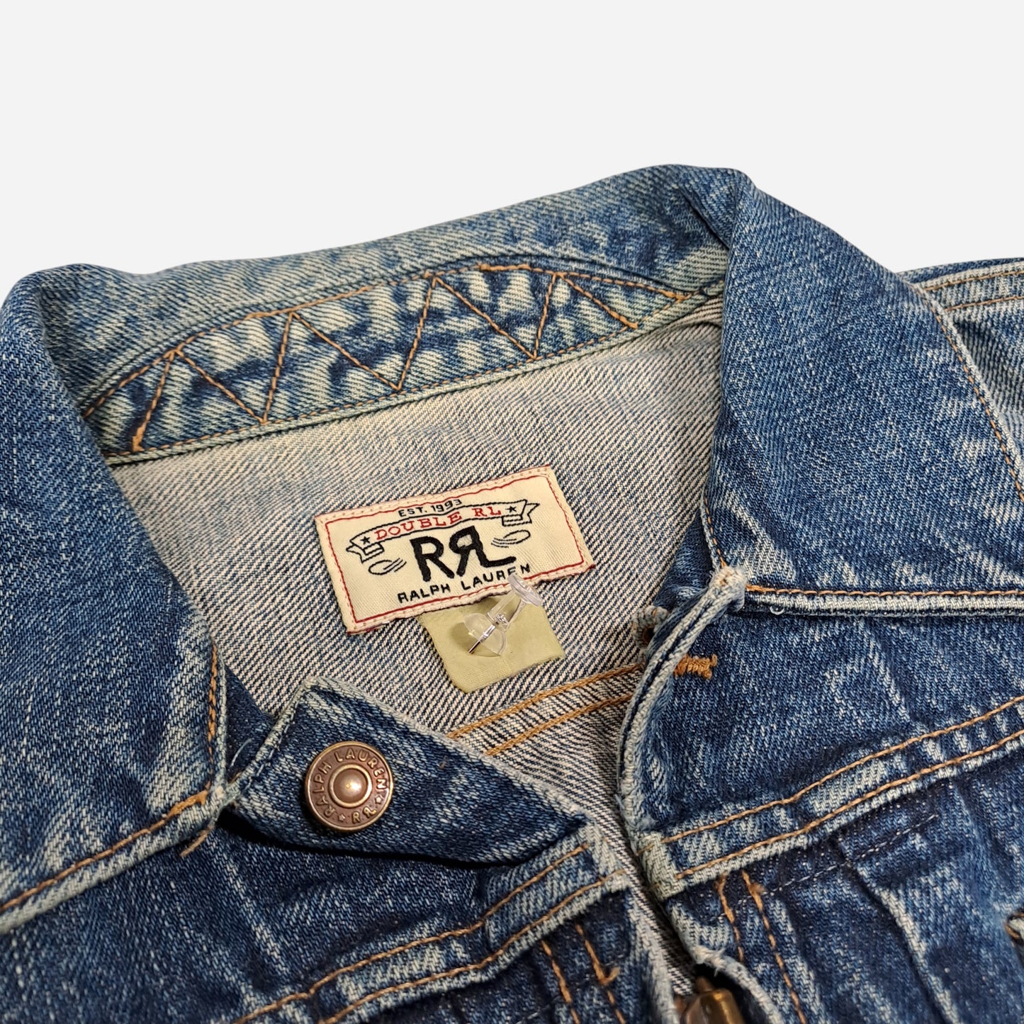 Ralph Lauren Double RL Naiste Vintage Teksatagi Suurus M