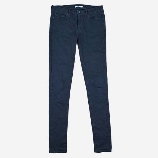Levis Womens Black 711 Skinny Jeans Size W29/L36